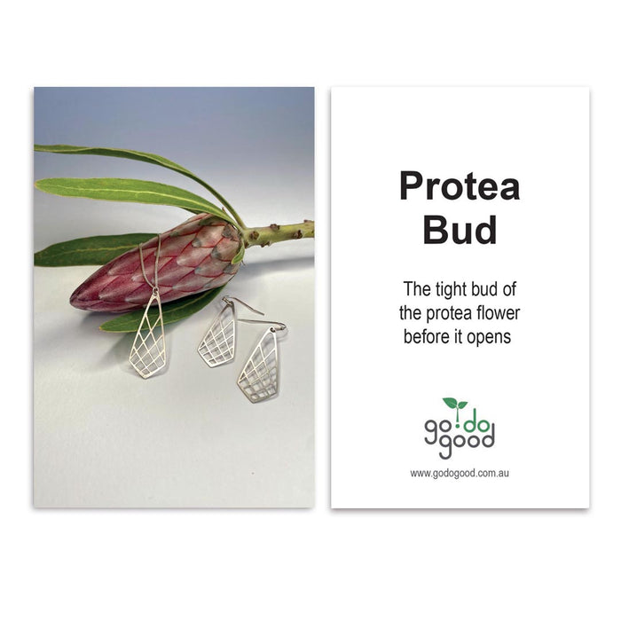 Go Do Good - Hook Earrings - Protea Bud