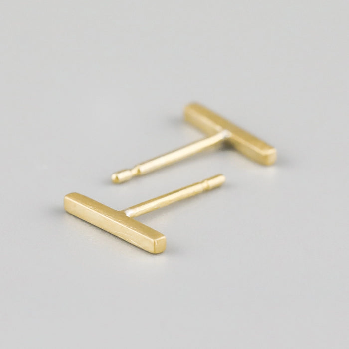 Ayana Jewellery - Linear Studs - Yellow Gold