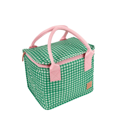 The Somewhere Co - Lunch Bag - Green Gingham