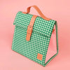 The Somewhere Co - Lunch Satchel - Green Gingham