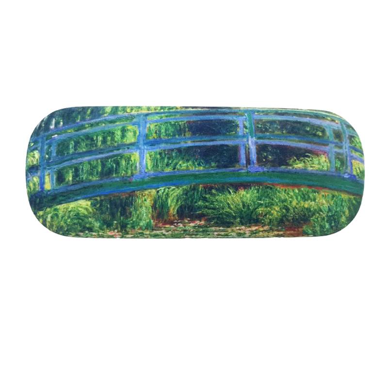Plumeria - Hard Glasses Cases with Microfibre Cloth - Monet - Le Pont Japonois Verde