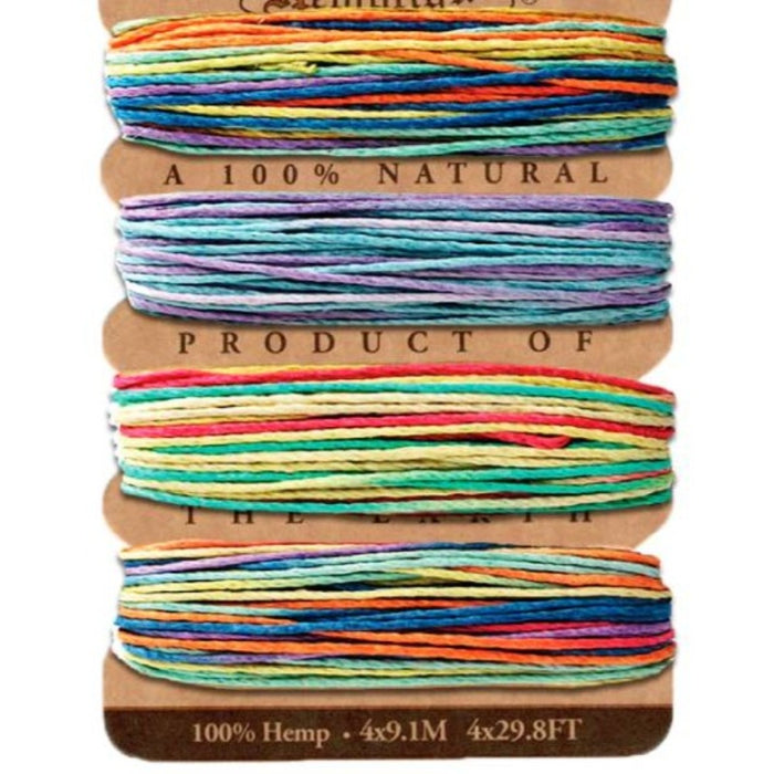 Hemptique - Hemp Twine Card - Variegated 2