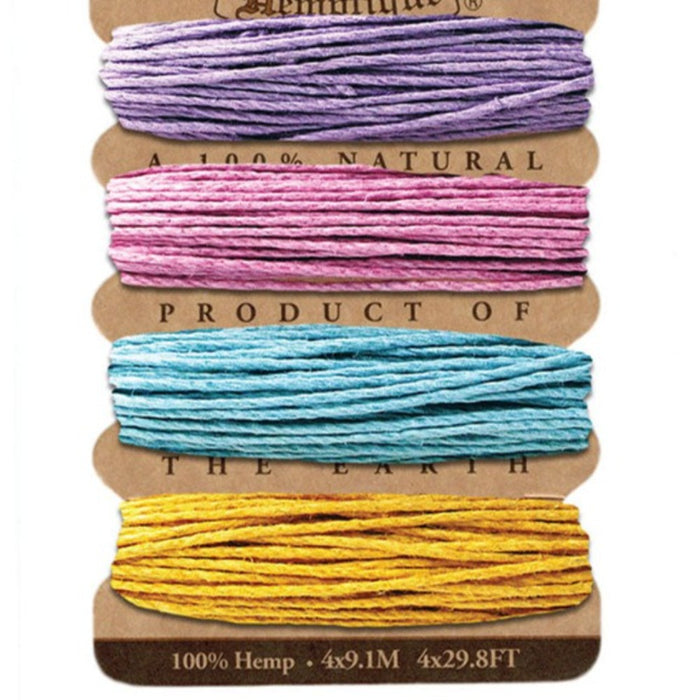 Hemptique - Hemp Twine Card - Pastel