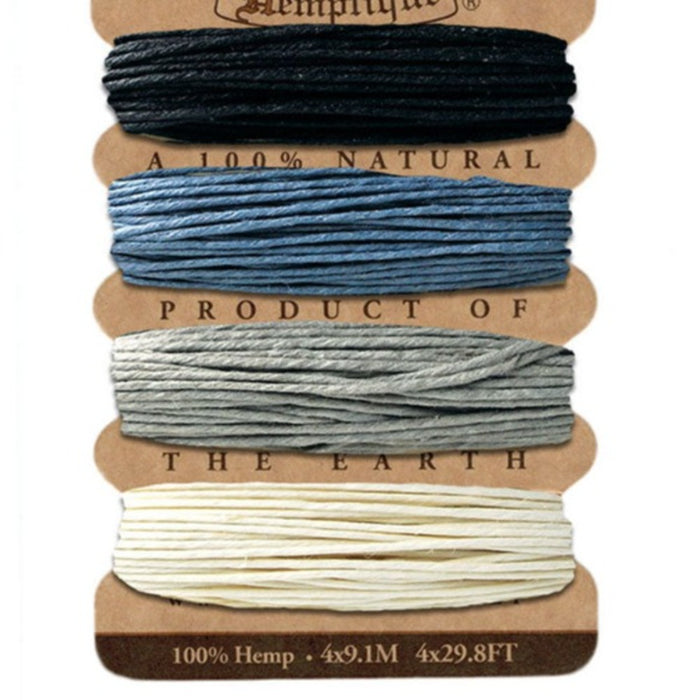 Hemptique - Hemp Twine Card - Onyx