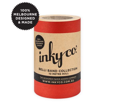 Inky Co - Belli Band - Red Kraft