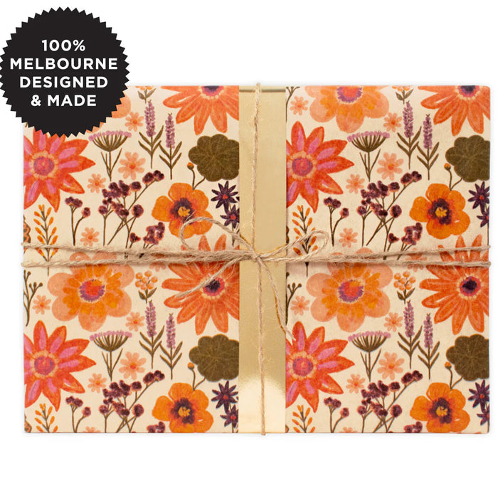 Inky Co - Kraft Roll Wrap -Meadow