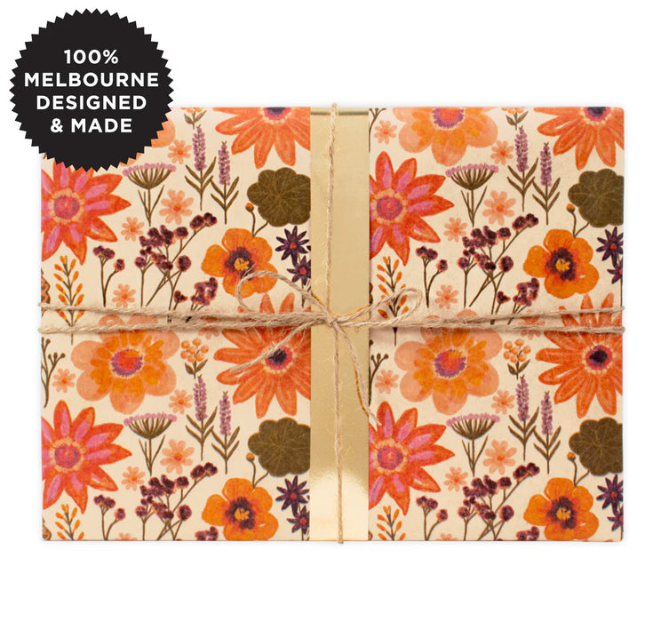 Inky Co - Kraft Roll Wrap -Meadow