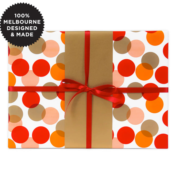 Inky Co - Gloss Roll Wrap - Dottie Red FSC