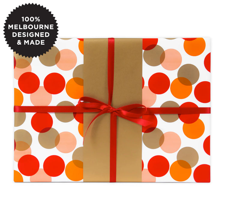 Inky Co - Gloss Roll Wrap - Dottie Red FSC