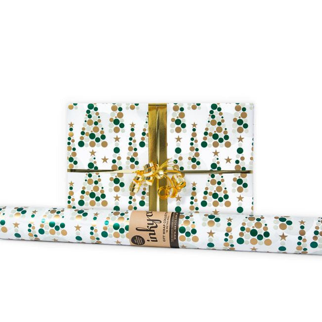 Inky Co - Christmas Matte Roll Wrap - A Very Special Xmas Green