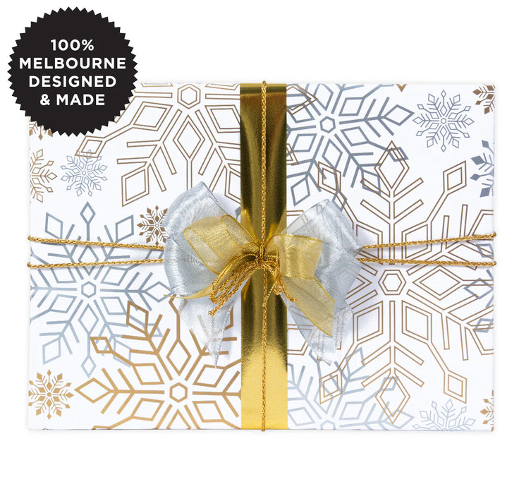 Inky Co - Gloss Roll Wrap - Flakee Gold Silver