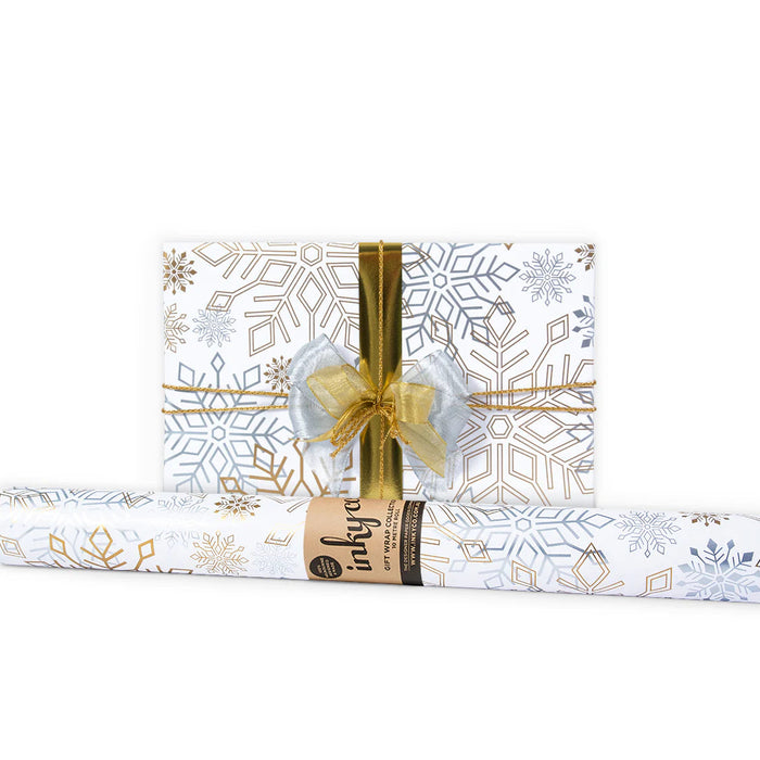 Inky Co - Gloss Roll Wrap - Flakee Gold Silver