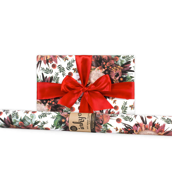 Inky Co - Christmas Matte Roll Wrap - Xmas Bouquet 5M