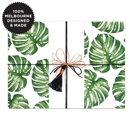 Inky Co - Matte Roll Wrap - Monstera Leaf