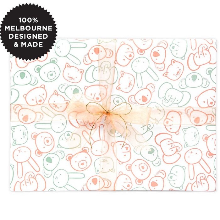 Inky Co - Matte Roll Wrap - Baby Animals