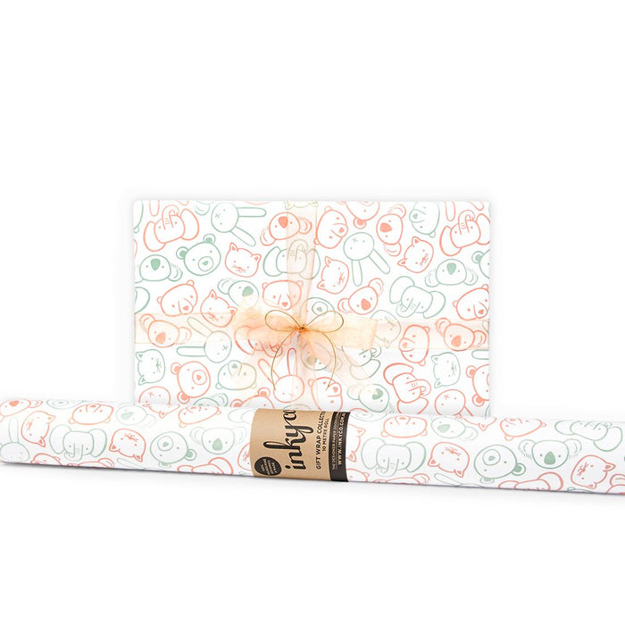 Inky Co - Matte Roll Wrap - Baby Animals