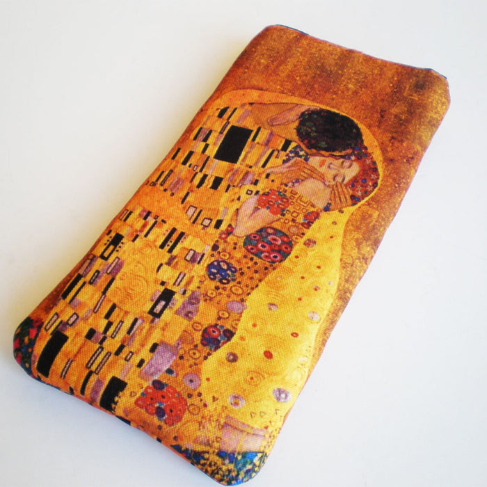 Colorathur - Velour Glasses Case - Snapper Style - Klimt - The Kiss