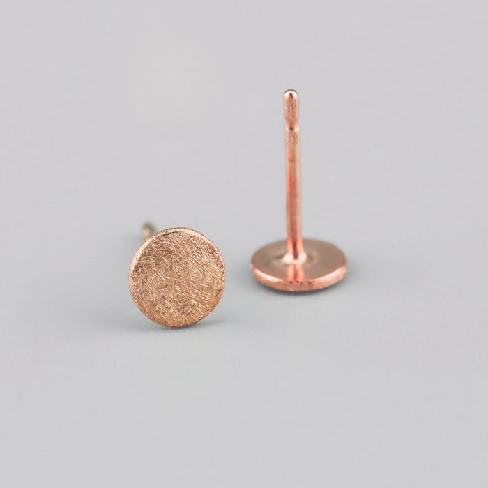 Ayana Jewellery - Disc Studs - Rose Gold