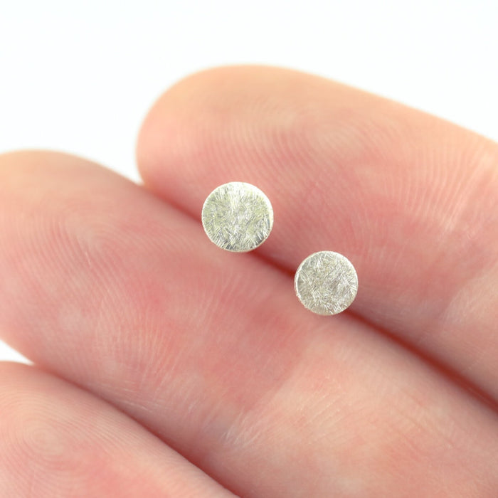 Ayana Jewellery - Disc Studs - Sterling Silver