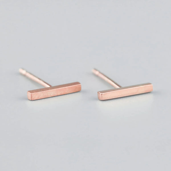 Ayana Jewellery - Linear Studs - Rose Gold