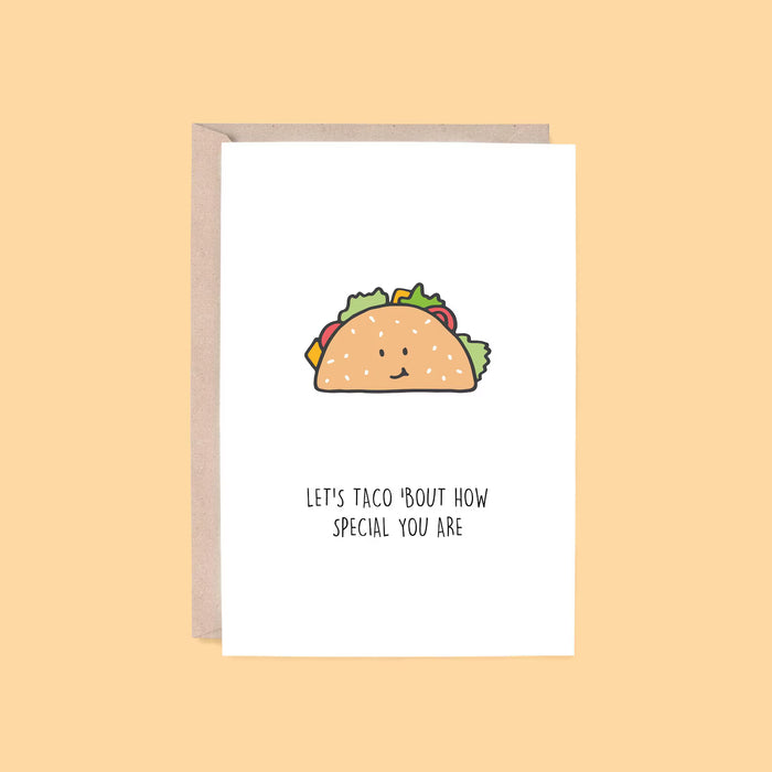 Hey Hunny - Funny Punny Valentine's Day -  Let's Taco 'Bout