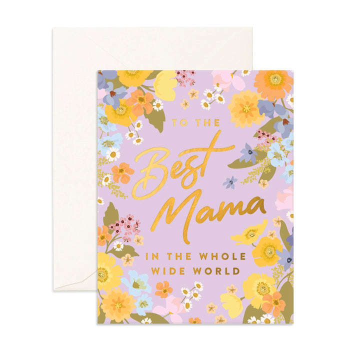 Fox & Fallow - Mothers Day Card - Best Mama World