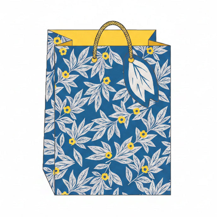 McMillan - Medium Gift Bag - EH Blue Leaf