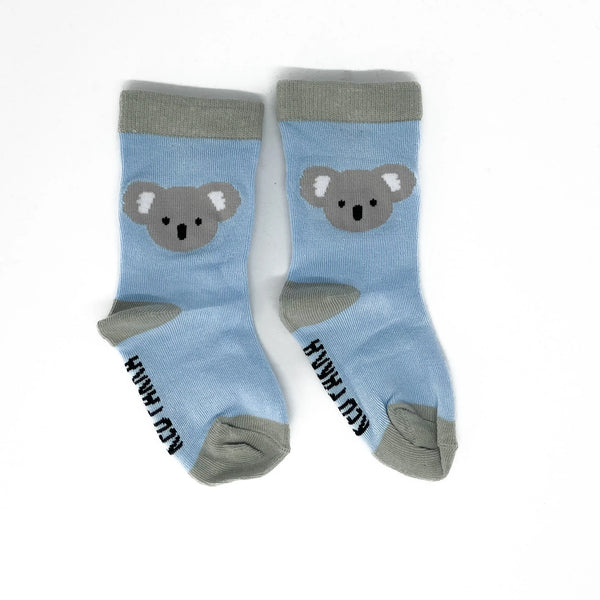 Red Parka - Baby Socks - Koala