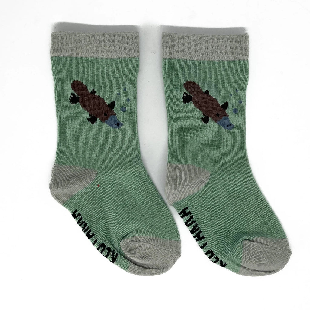 Red Parka - Baby Socks - Platypus