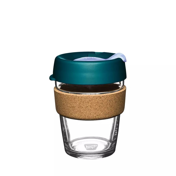 KeepCup Brew - Glass & Cork Coffee Cup - Eventide