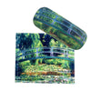 Plumeria - Hard Glasses Case with Microfibre Cloth - Monet - Le Pont Japonois Verde