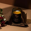 Mojo Candle Co - Wine Bottle Candle - Black Label Collection - Leather & Wood