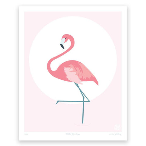Printspace - Art Print - Little Flamingo