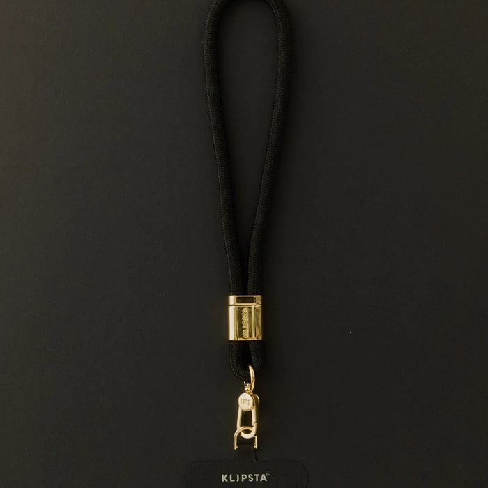 Klipsta - Loop Phone Wrist Strap - Black & Silver