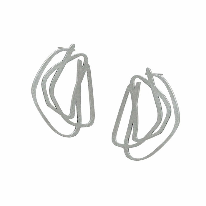 inSync Design - Loop Stud Earrings - Stainless Steel