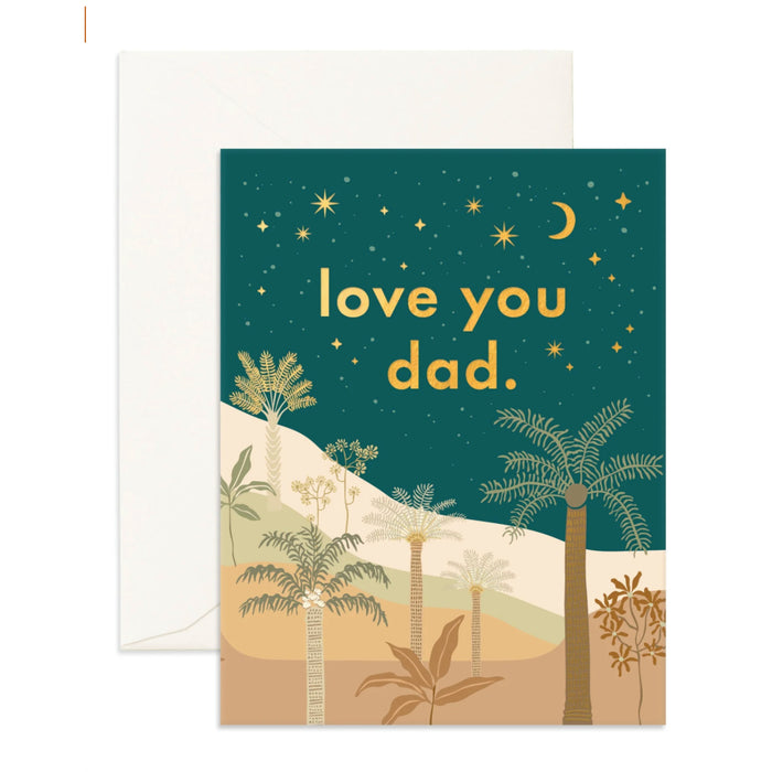 Fox & Fallow - Fathers Day Card - Love You Dad