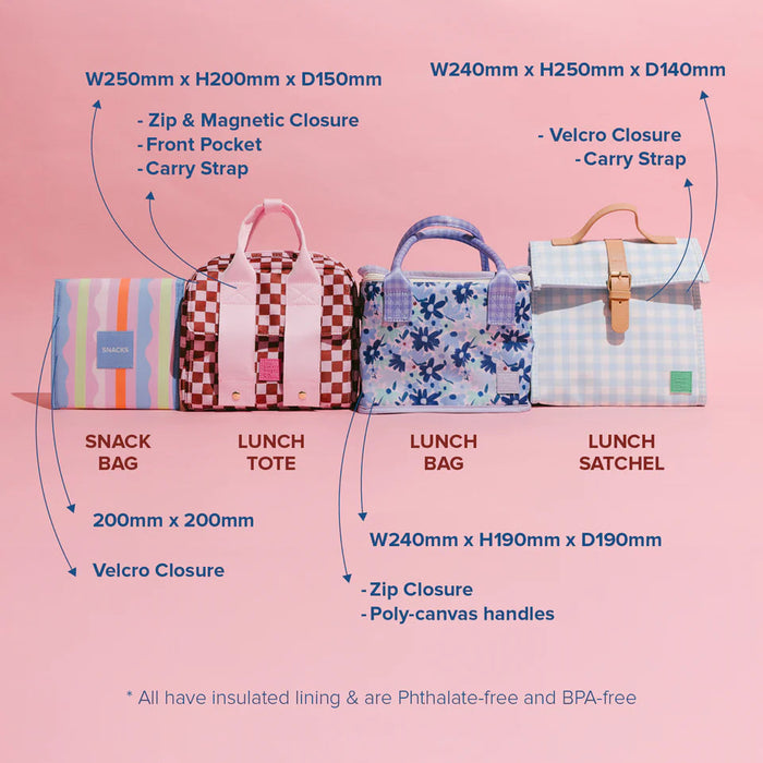 The Somewhere Co - Lunch Bag - Crimson