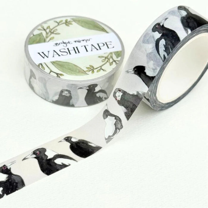 Bridget Farmer - Washi Tape - Magpies