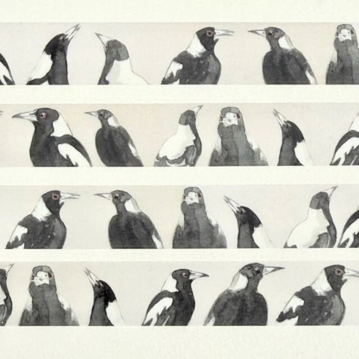 Bridget Farmer - Washi Tape - Magpies