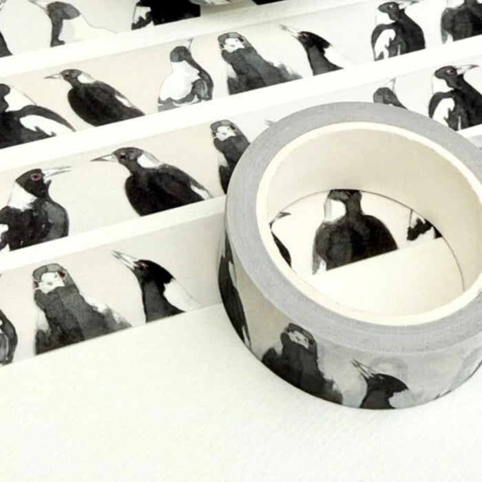 Bridget Farmer - Washi Tape - Magpies