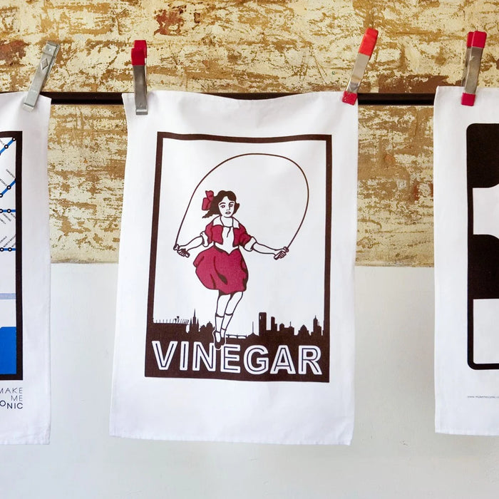 Make Me Iconic - Tea Towel - Melbourne Skipping Girl