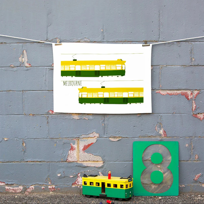 Make Me Iconic - Tea Towel - Tram