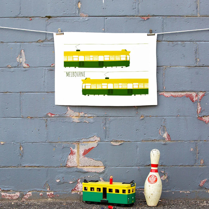 Make Me Iconic - Tea Towel - Tram