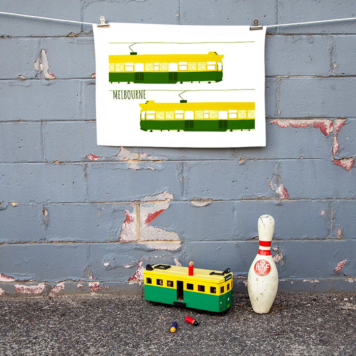 Make Me Iconic - Tea Towel - Tram