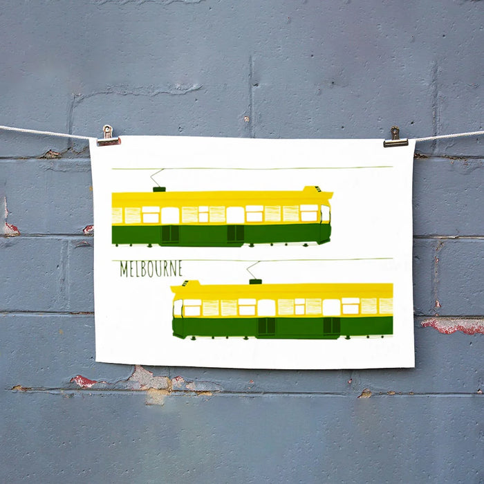 Make Me Iconic - Tea Towel - Tram