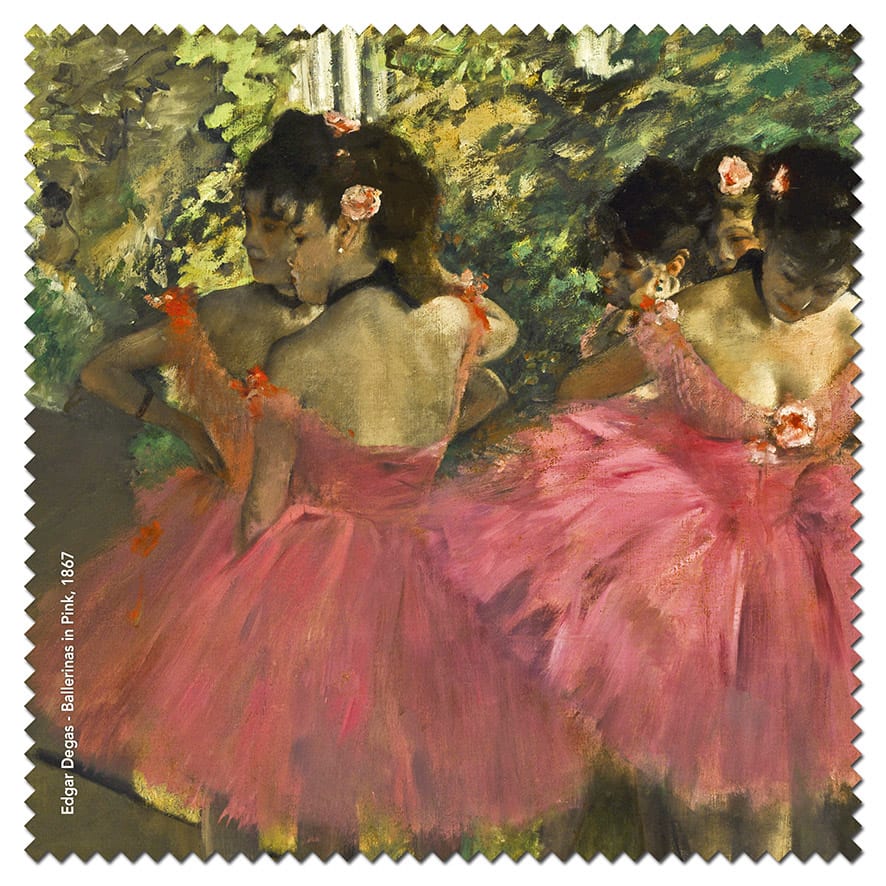 Colorathur - Microfibre Cloth - Degas - Dancers in Pink