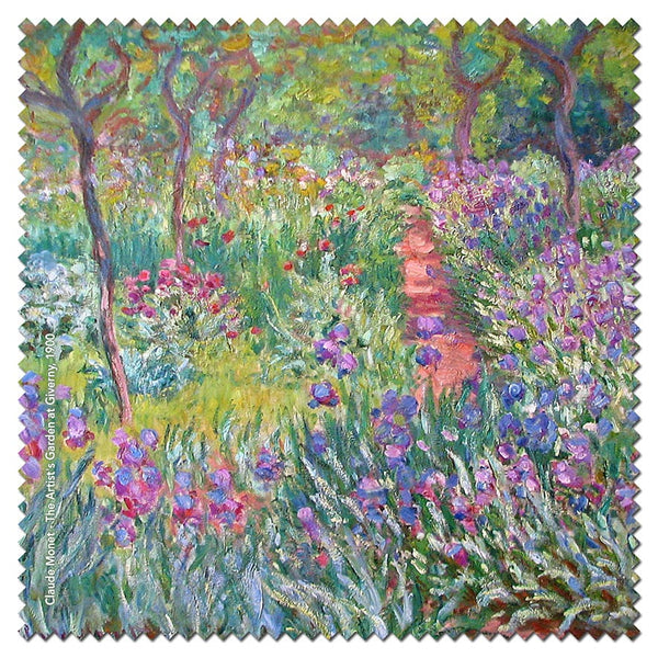 Colorathur - Microfibre Cloth - Monet - Garden at Giverny