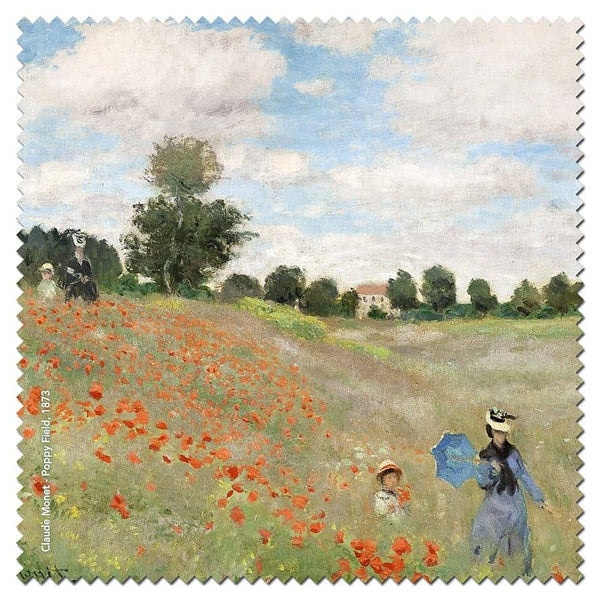 Colorathur - Microfibre Cloth - Monet - Poppyfield 1873