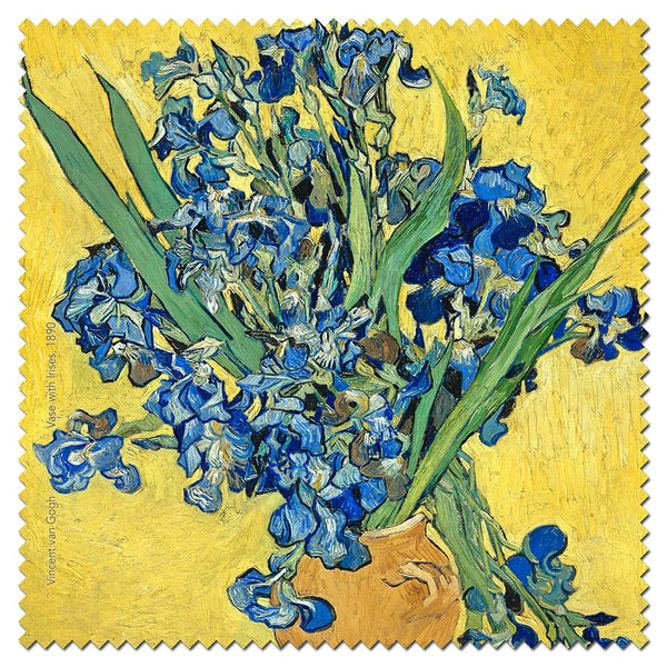 Colorathur - Microfibre Cloth - Van Gogh - Blue Irises in Vase