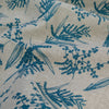 Femke Textiles - Linen Tea Towel - Mixed Wattle in Sea Blue